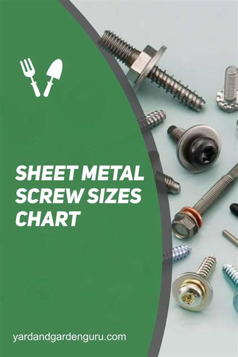 sheet metal screw diameter|metal screw diameter chart.